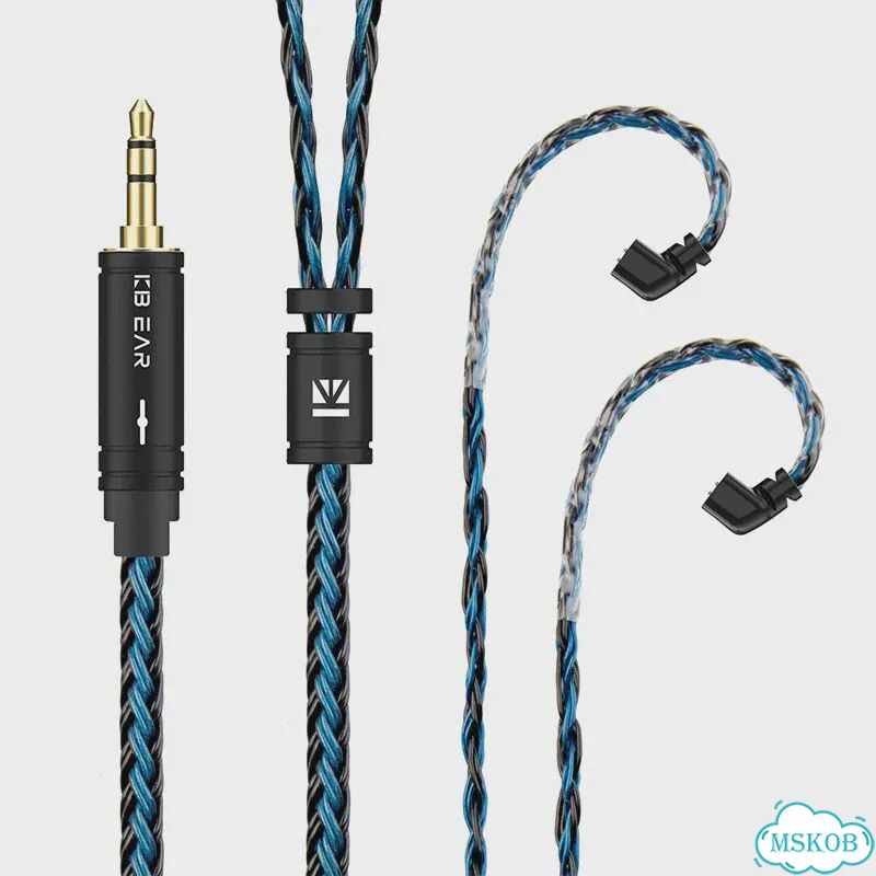 Kbear ST16 Plus кабель для наушников KZ ZSN PRO QDC 3.5 фото 1
