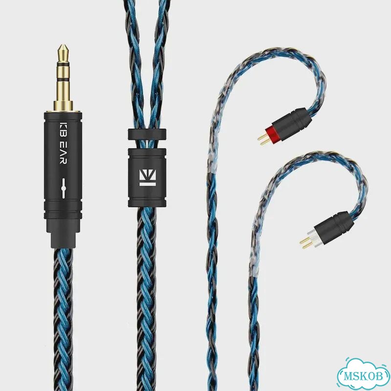 Kbear ST16 Plus кабель для наушников KZ ZSN PRO QDC 3.5 фото 3