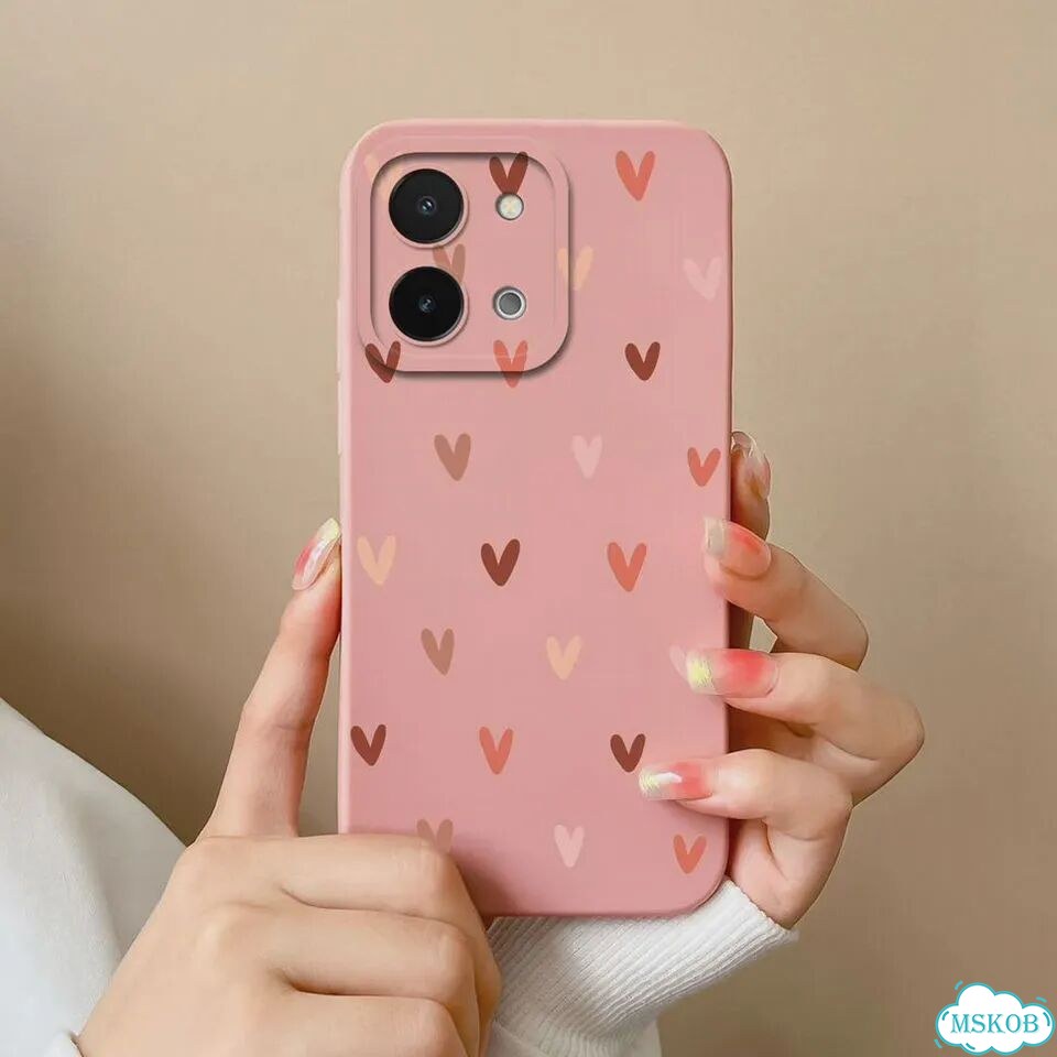 Мягкие противоударные силиконовые чехлы для телефона Vivo Y28 4G фото 1