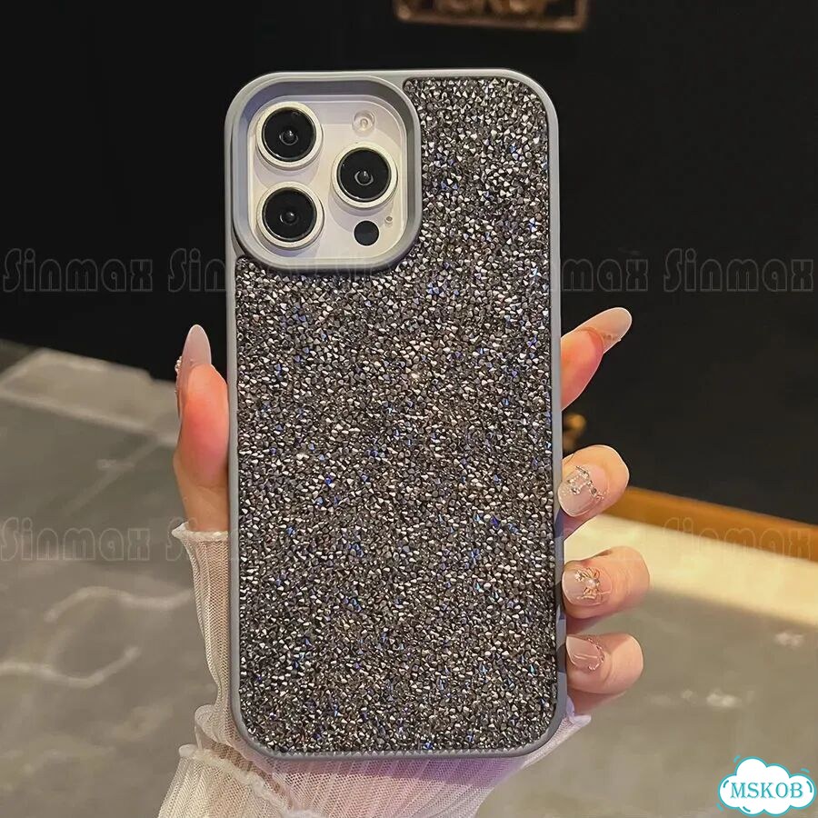 Блестящий чехол для телефона с блестками для Apple iPhone 17 Air 16 15 14 Plus 13 12 Pro Max 11, защ фото 1
