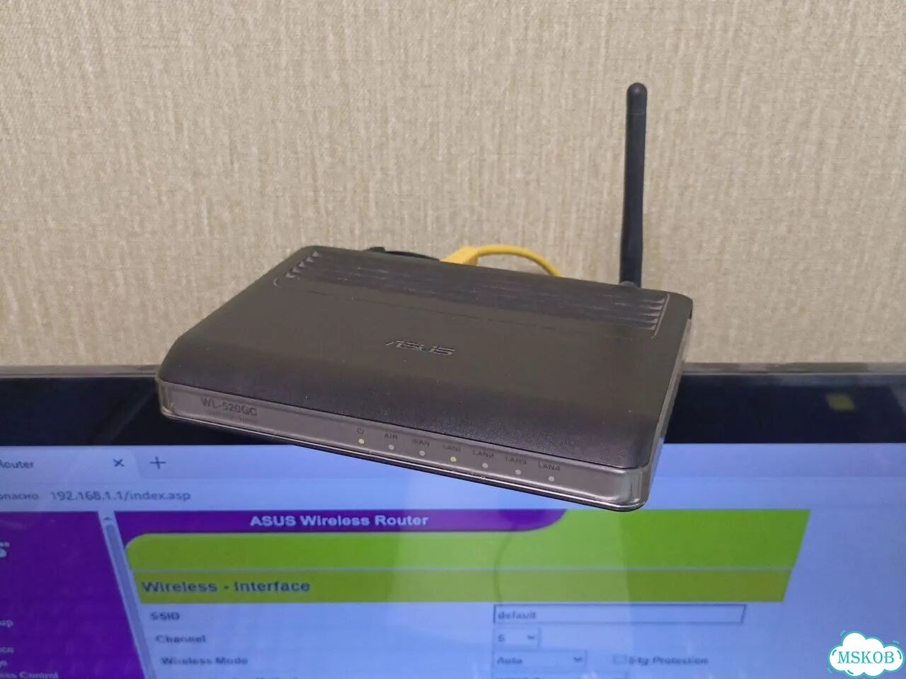 Asus роутер WL-520GC фото 1