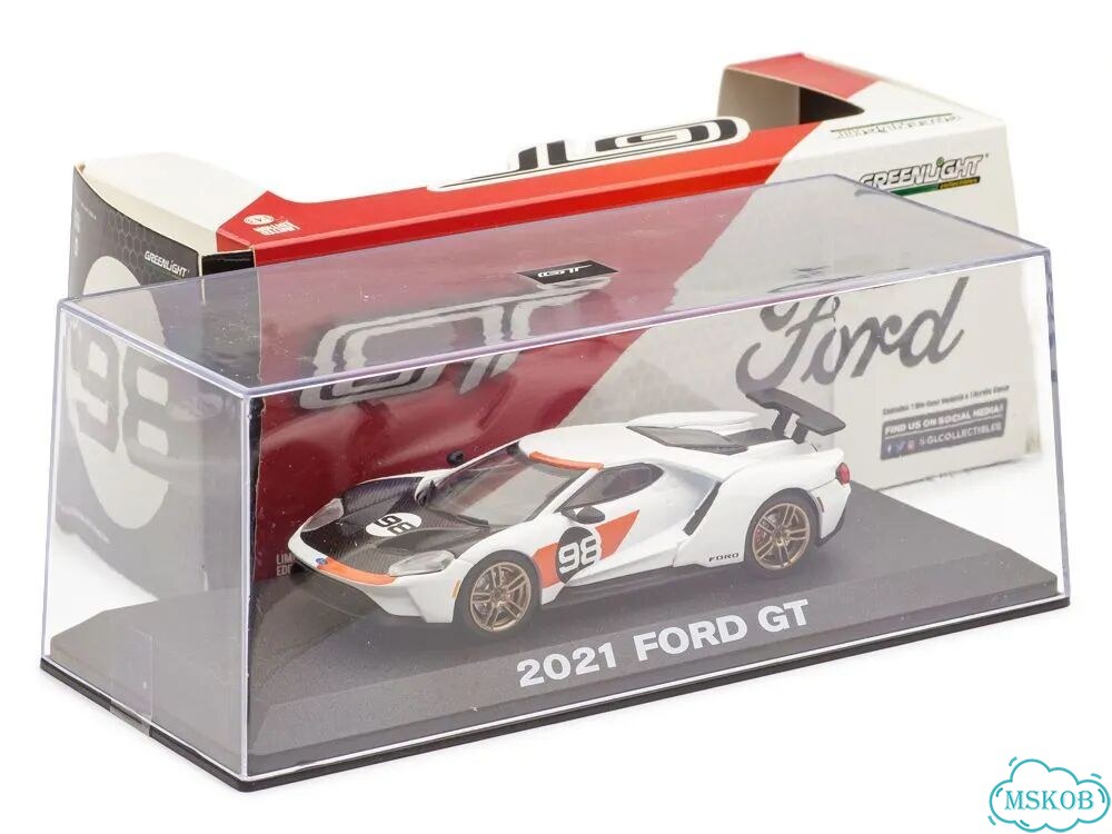 Ford GT Heritage Edition (2021) модель 1:43 фото 6