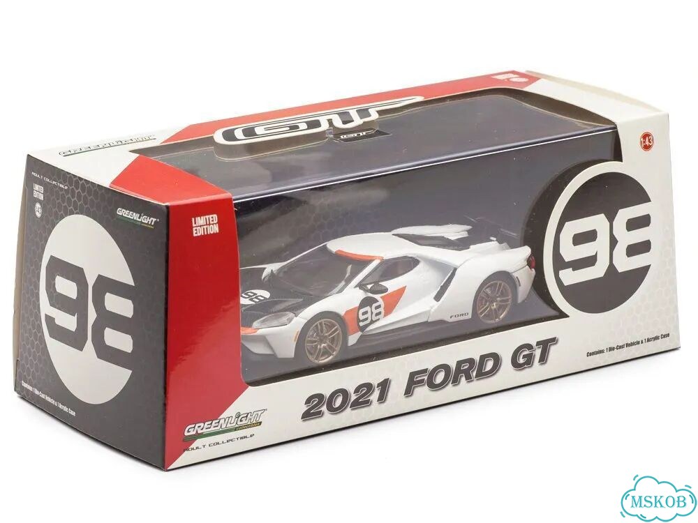 Ford GT Heritage Edition (2021) модель 1:43 фото 7
