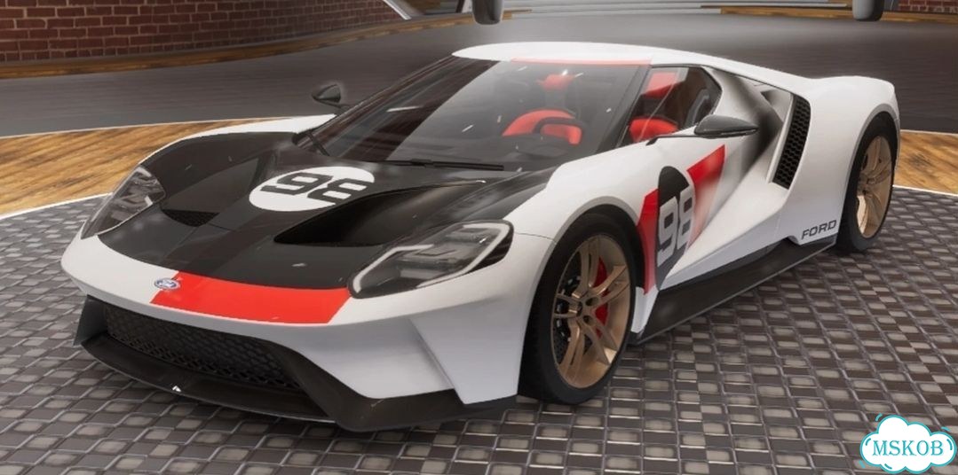 Ford GT Heritage Edition (2021) модель 1:43 фото 8