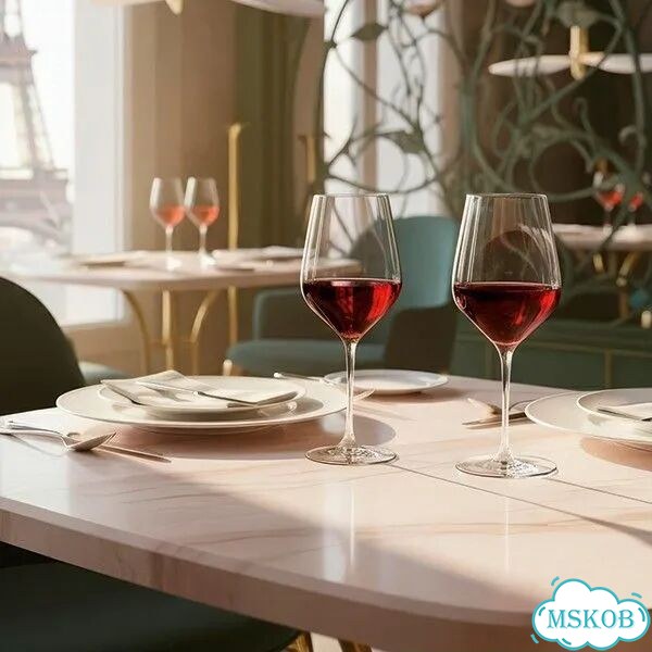 Бокал для вина «Милла», хрустальное стекло, 0,55 л, прозрачный (Chef&Sommelier) фото 3
