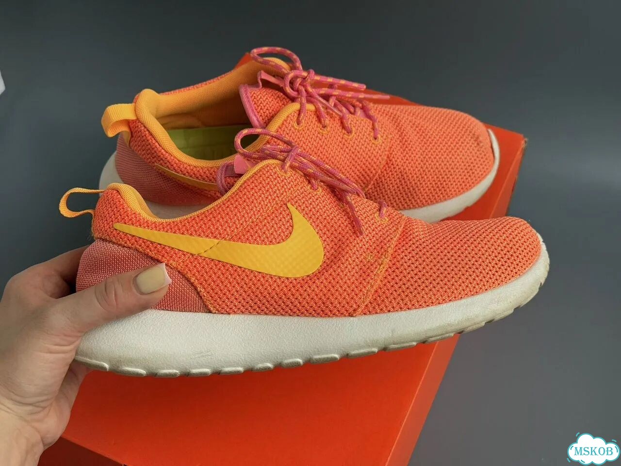 Кроссовки Nike Roshe Run оригинал для бега 37 фото 3