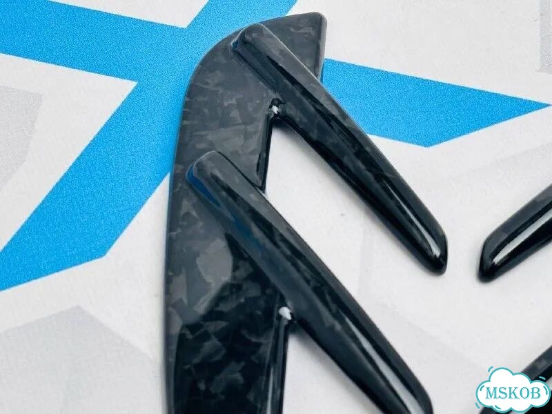 Жабры BMW G82 G83 оем стиль, кованый карбон фото 4