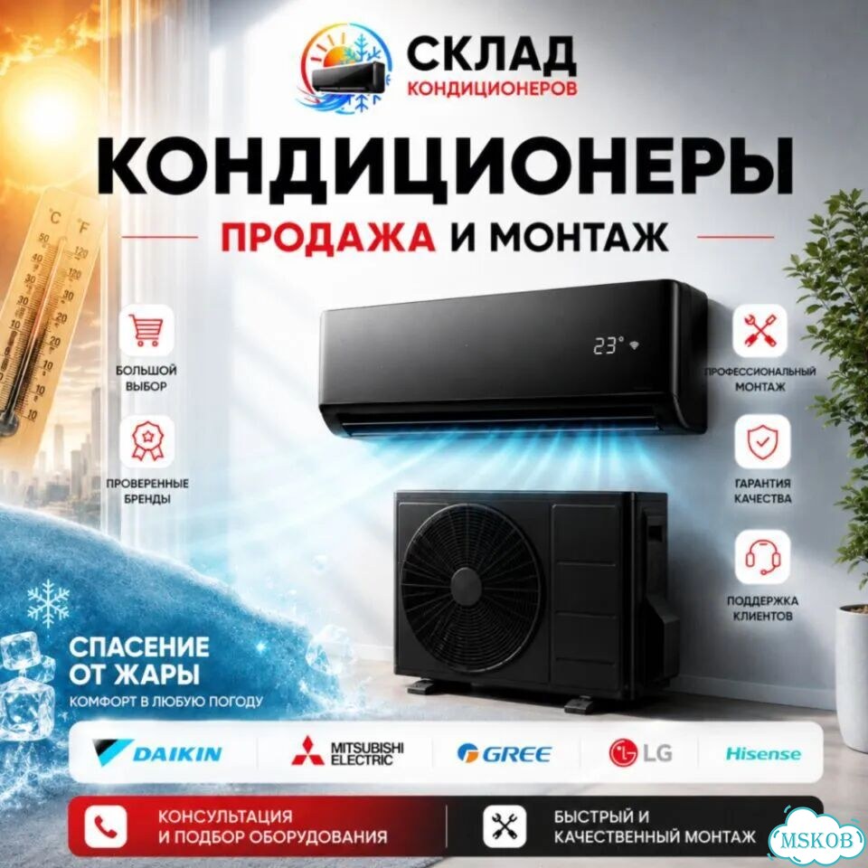 Кондиционер до 20 м² с Wi-Fi фото 1