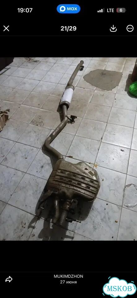 Глушитель mercedes фото 1