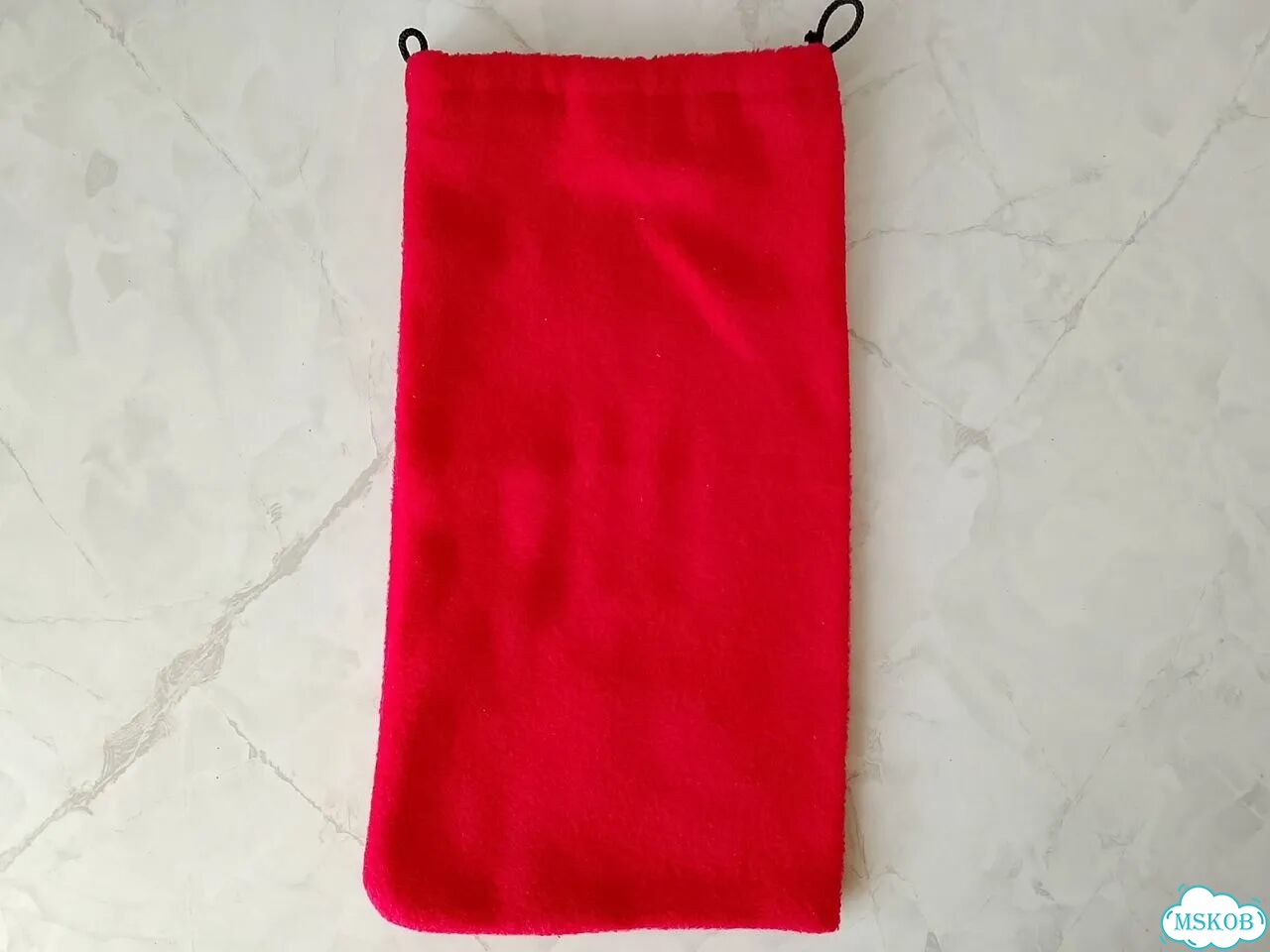 Мешочек красный упаковочный для подарка фото 2