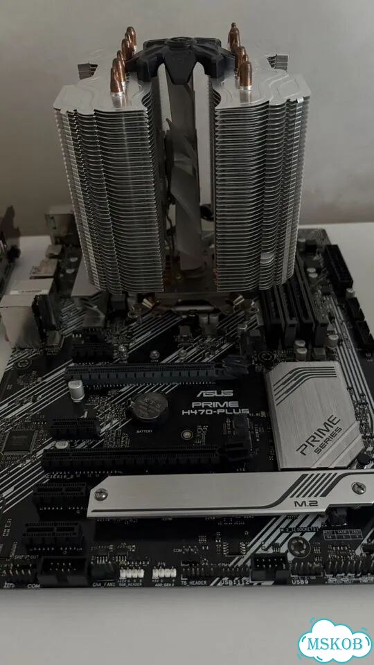 Комплект asus prime H470-plus + Процессор + Кулер фото 1