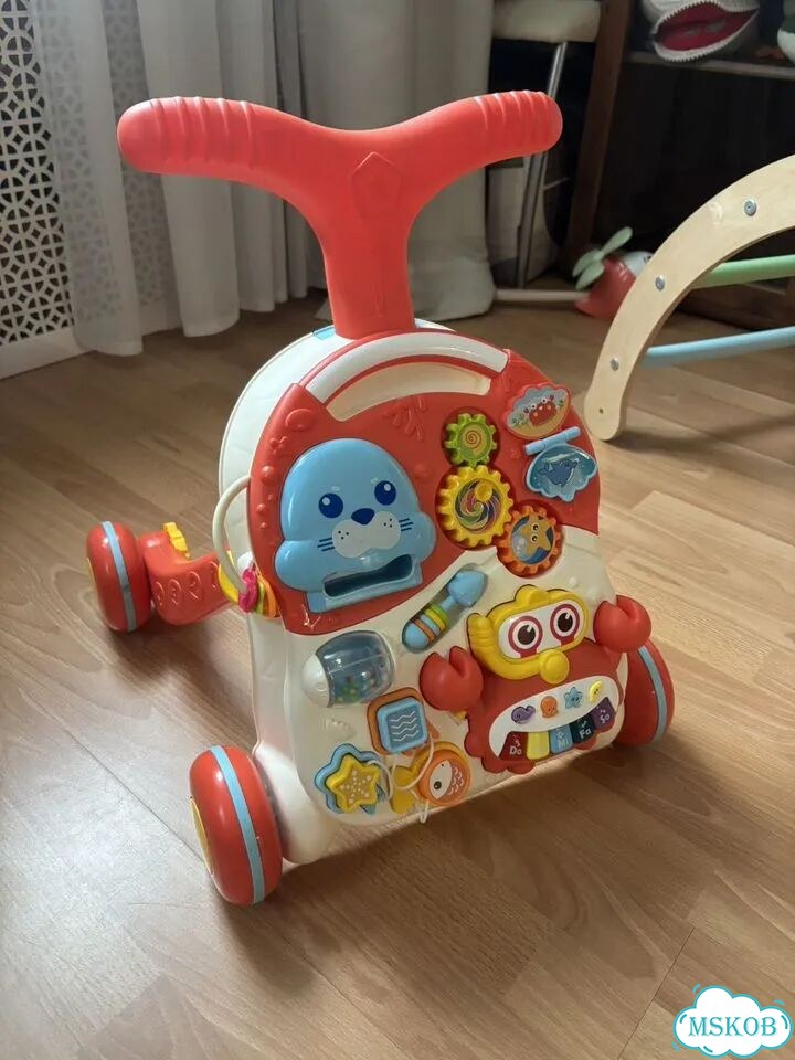 Ходунки каталка BabyGo со столиком фото 1