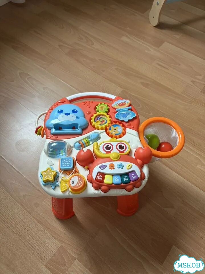 Ходунки каталка BabyGo со столиком фото 7