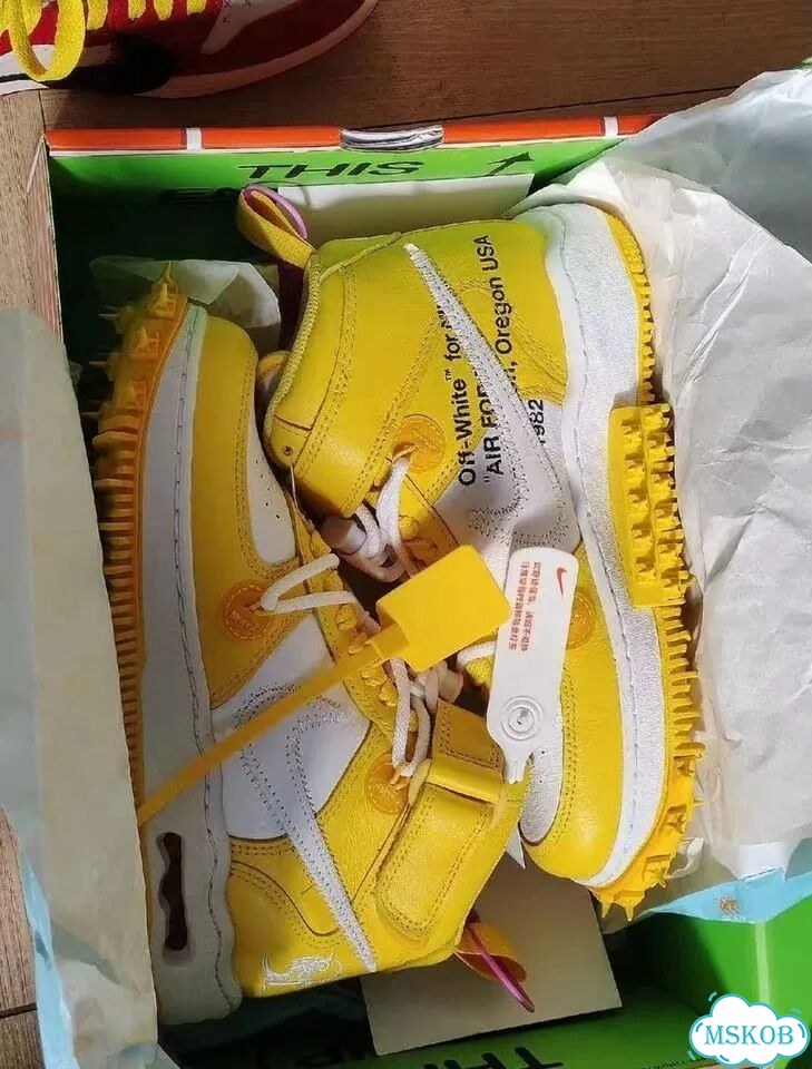 Off White x Nike Air Force 1 Mid фото 1