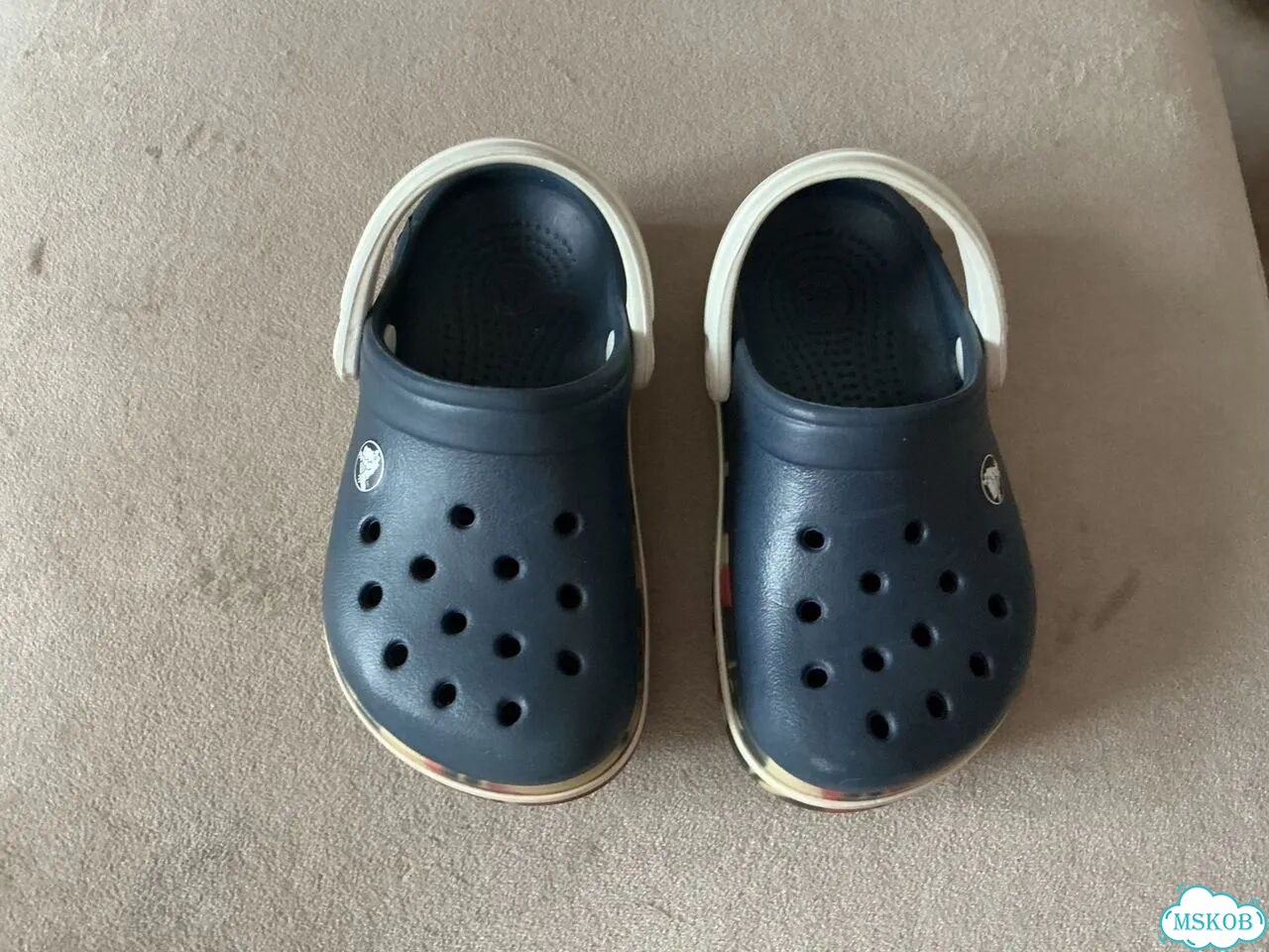 Crocs детские синие оригинал р 6/7 фото 1