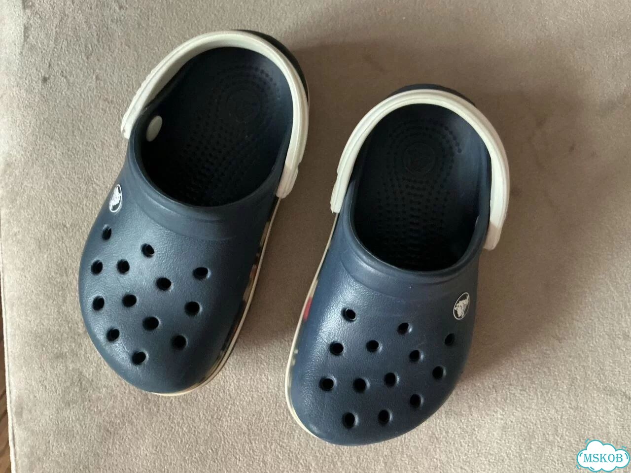 Crocs детские синие оригинал р 6/7 фото 2