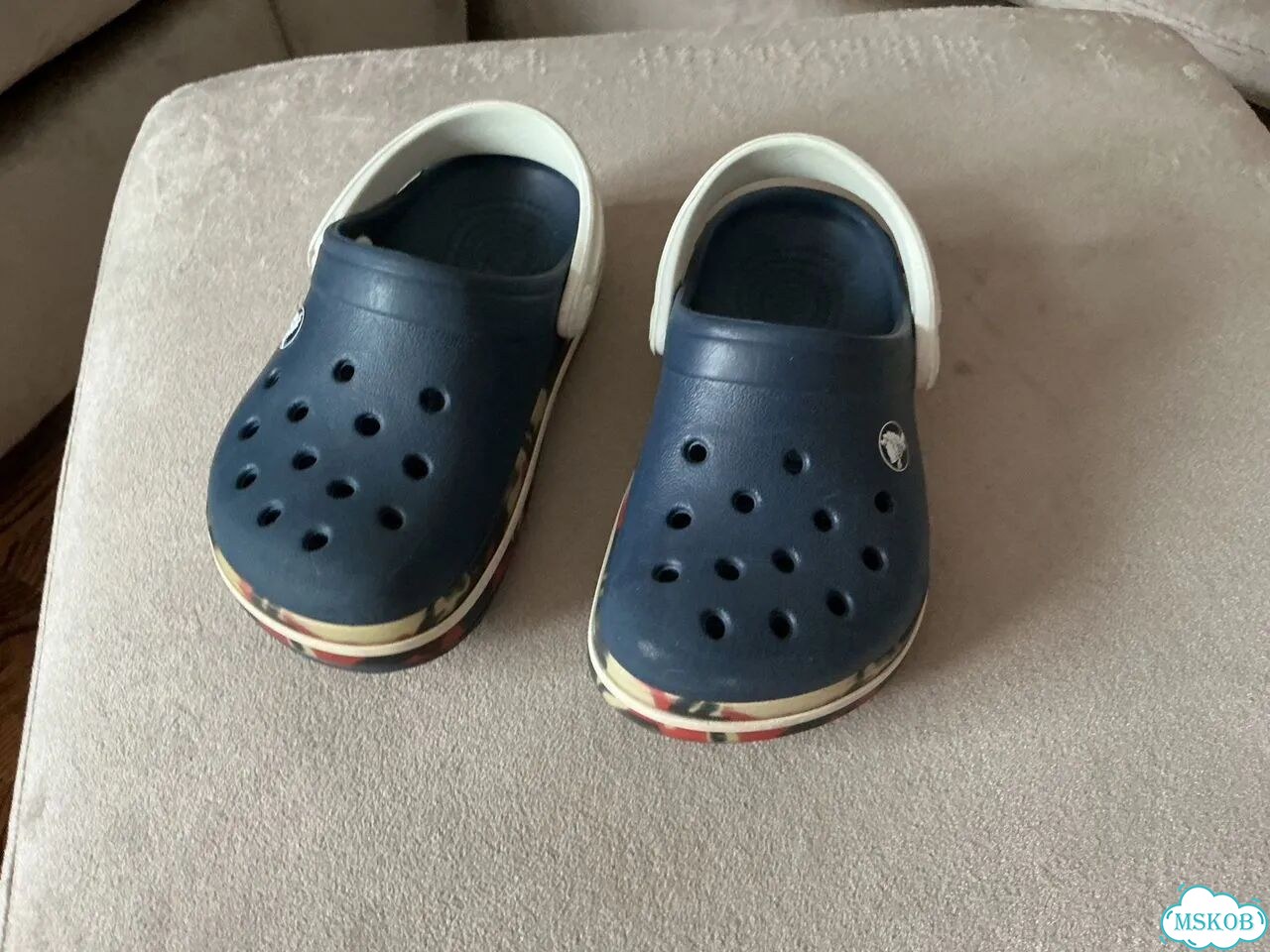 Crocs детские синие оригинал р 6/7 фото 3
