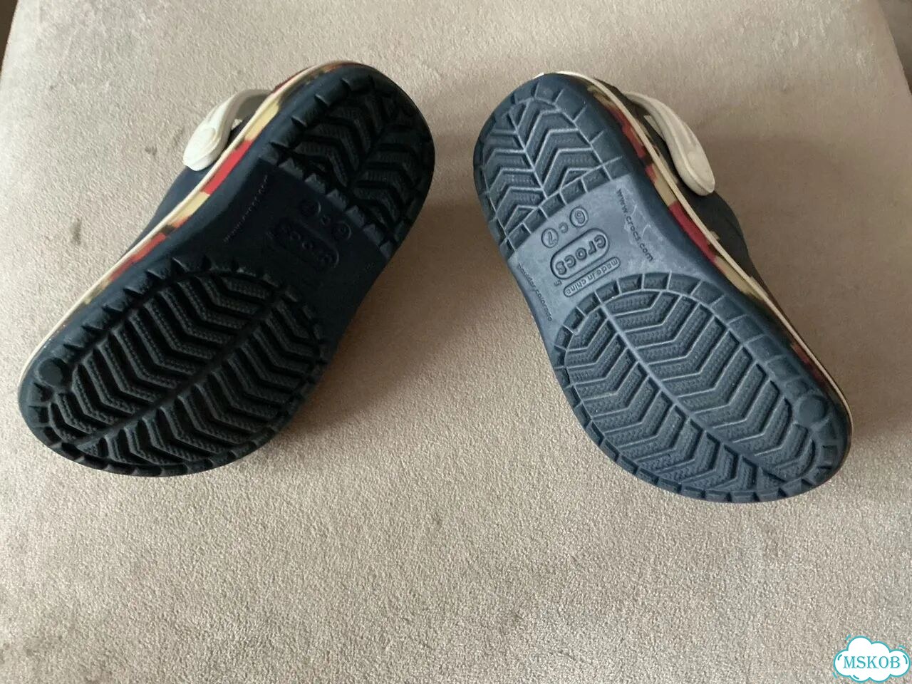 Crocs детские синие оригинал р 6/7 фото 4