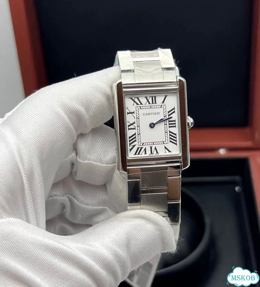 Часы Cartier Tank quartz фото 2