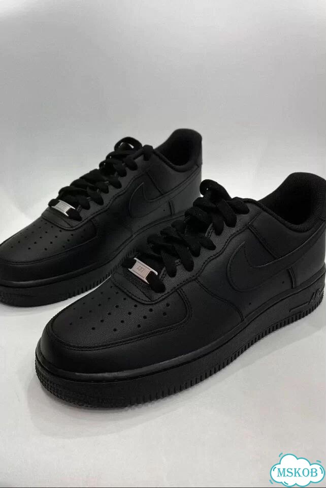 Nike Air Force 1 Low Black Оригинал фото 4
