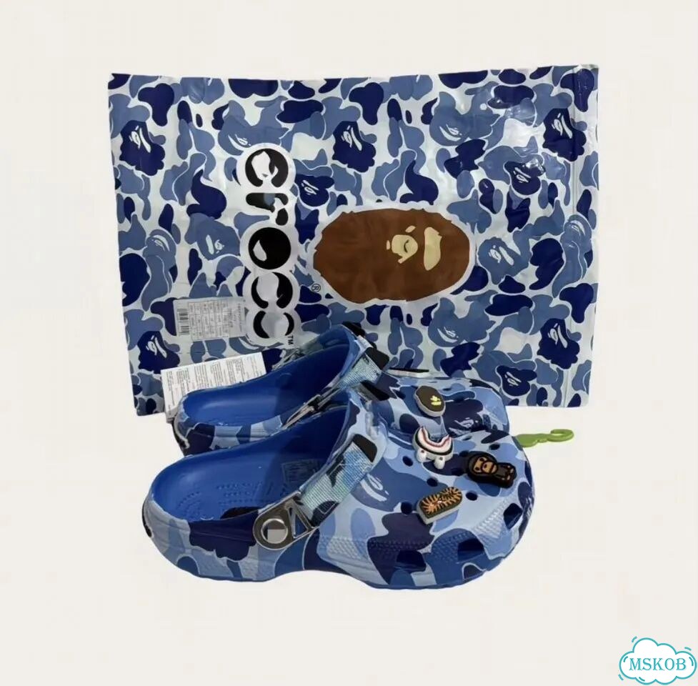 Crocs x bape фото 1