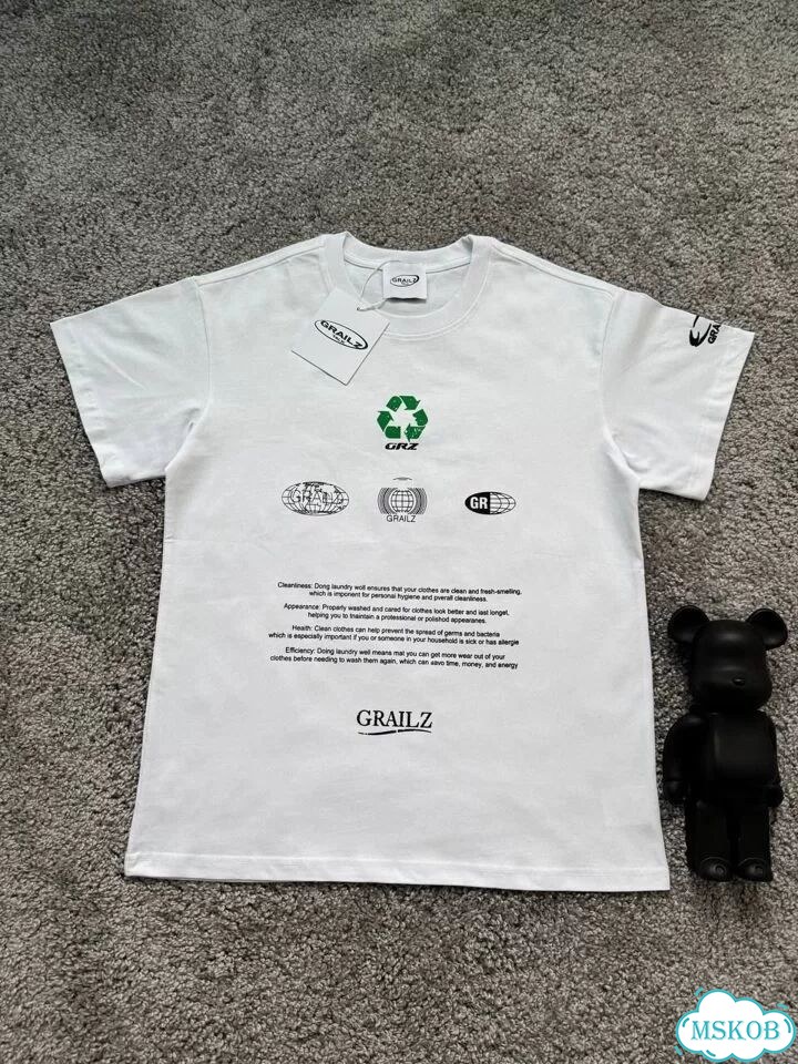Футболка Grailz project recycle белая фото 2