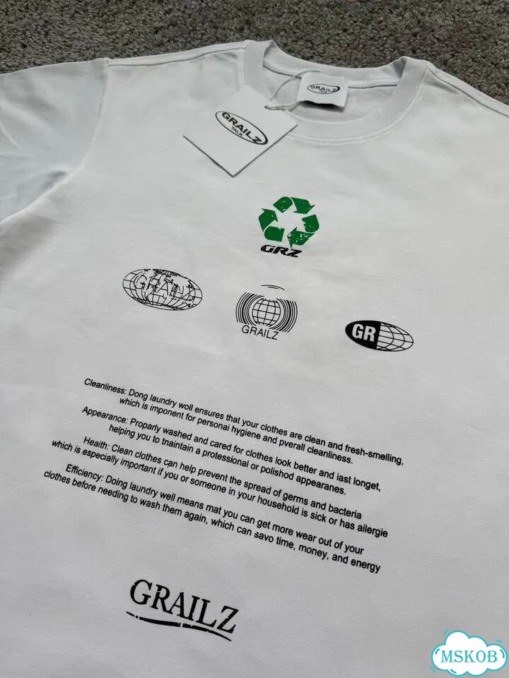 Футболка Grailz project recycle белая фото 3
