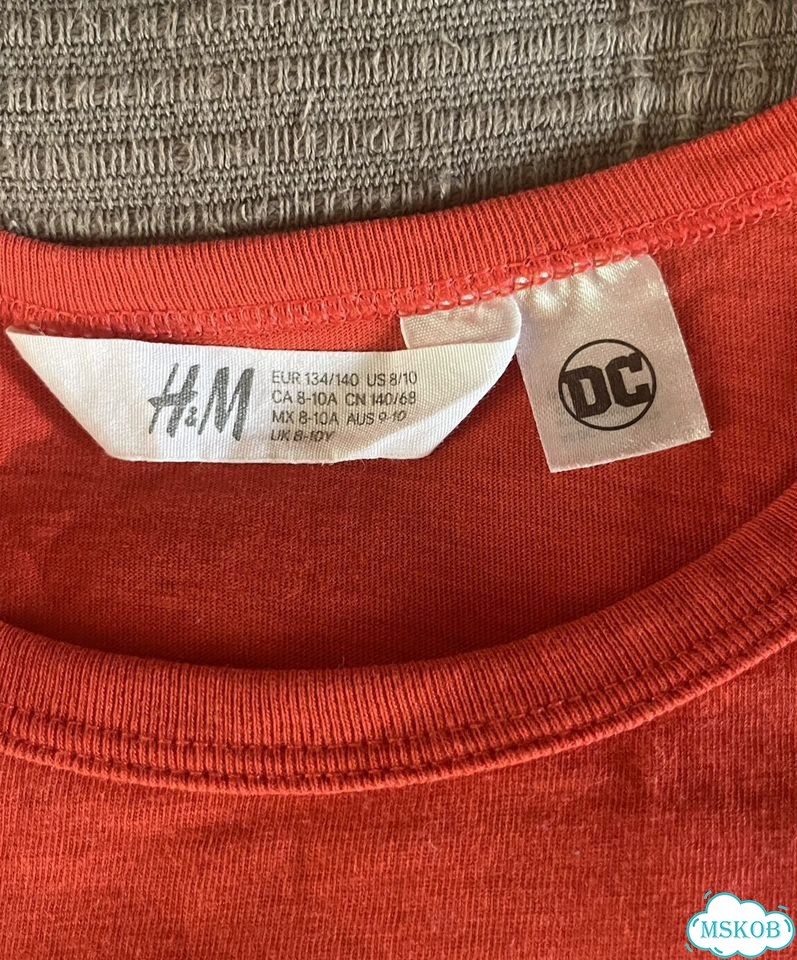 Лонгсливы H&M для мальчика, оригинал, 134-140 фото 4