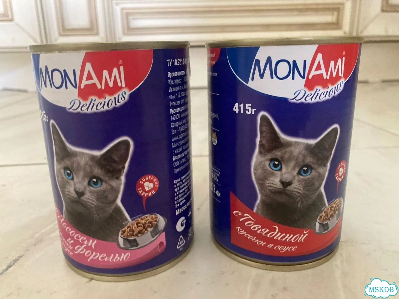 MON AMI (Монами)корм кошачий говядина/форельлосось фото 1