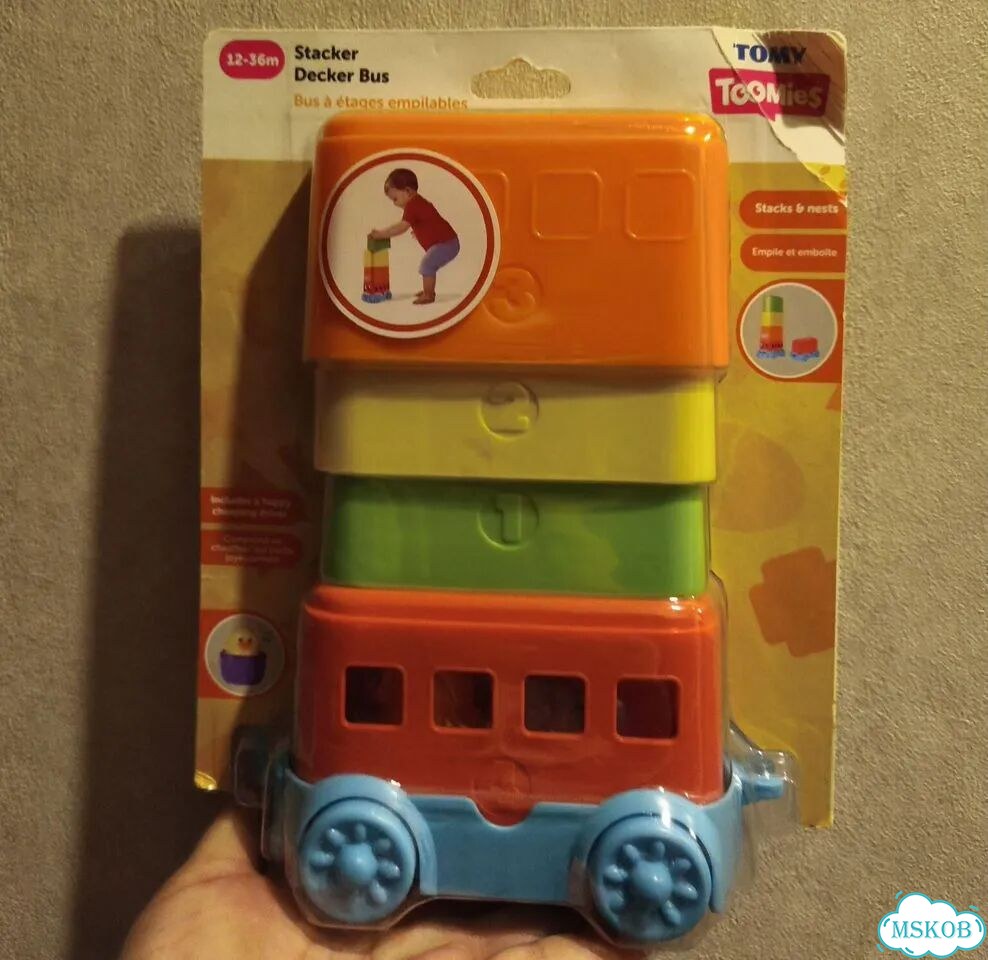 Автобус-пирамидка Tomy E73220C фото 1