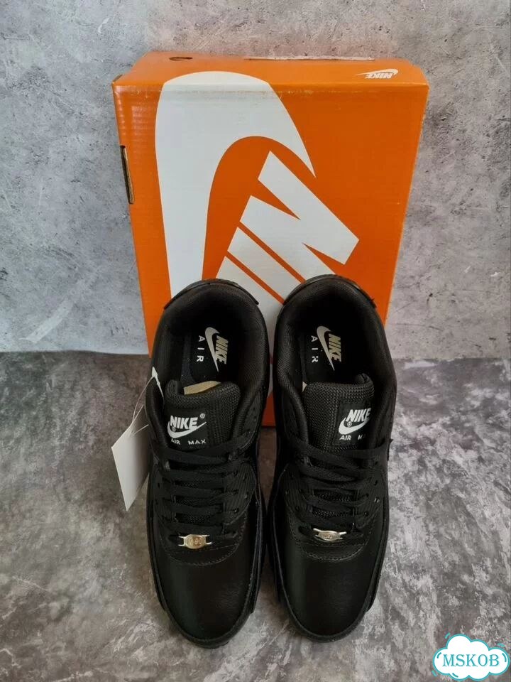 Кроссовки nike air max 90 кожа мужские фото 4