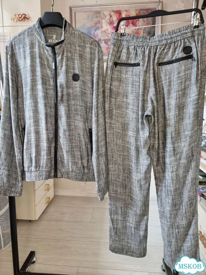 Костюм Zegna лён р52-54 фото 1