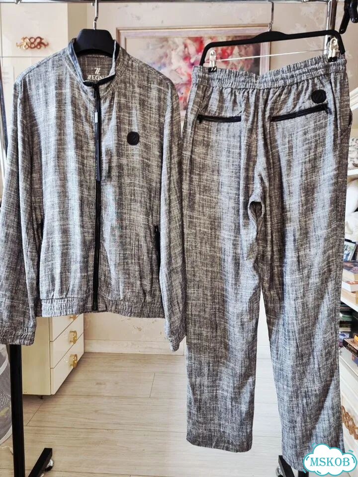 Костюм Zegna лён р52-54 фото 9