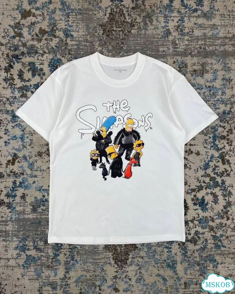 Футболка Balenciaga x The Simpsons фото 1