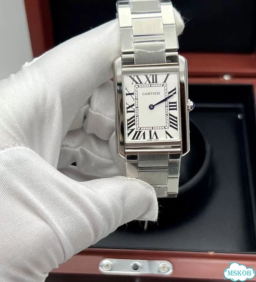Часы Cartier Tank quartz фото 2