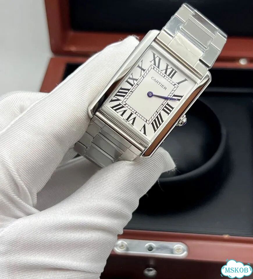Часы Cartier Tank quartz фото 3
