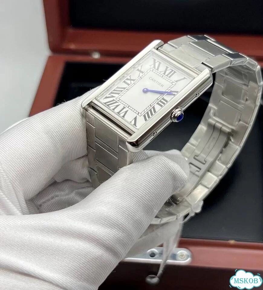 Часы Cartier Tank quartz фото 4