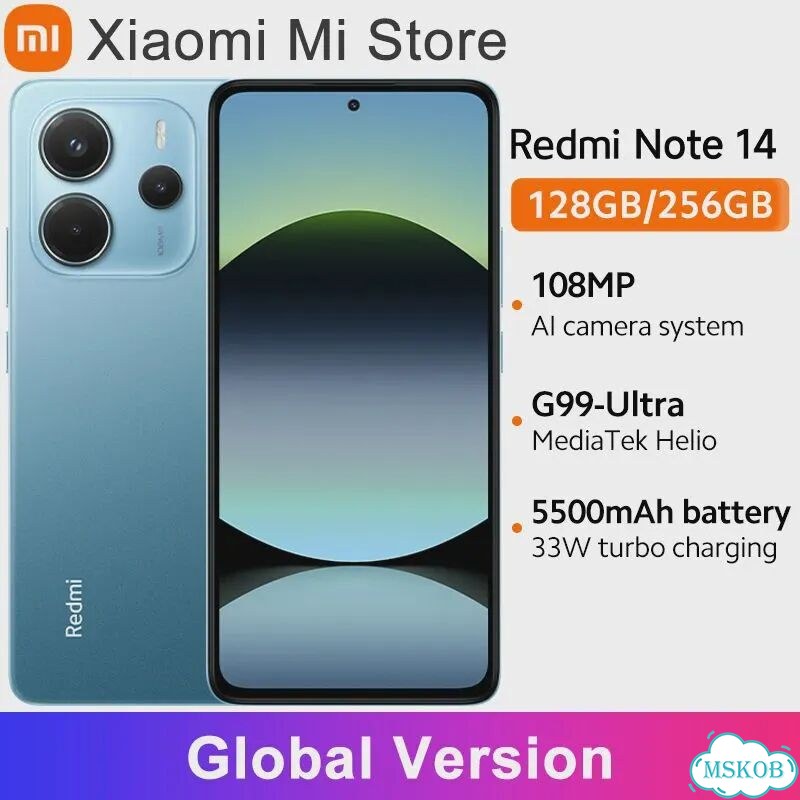 Xiaomi Redmi Note 14, 8/256 ГБ, 2 SIM фото 2