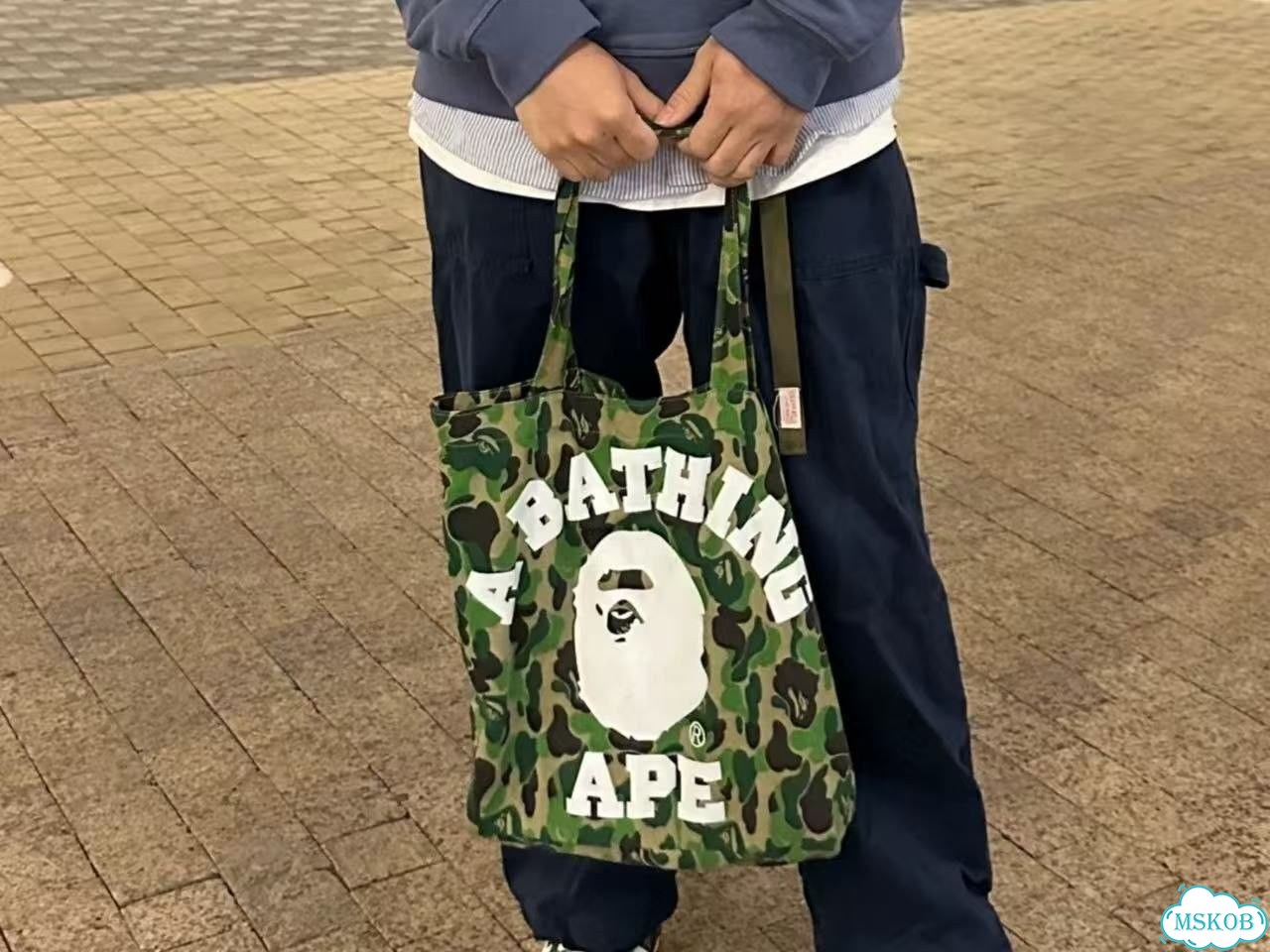 Сумка shoper Bape tote bag фото 1