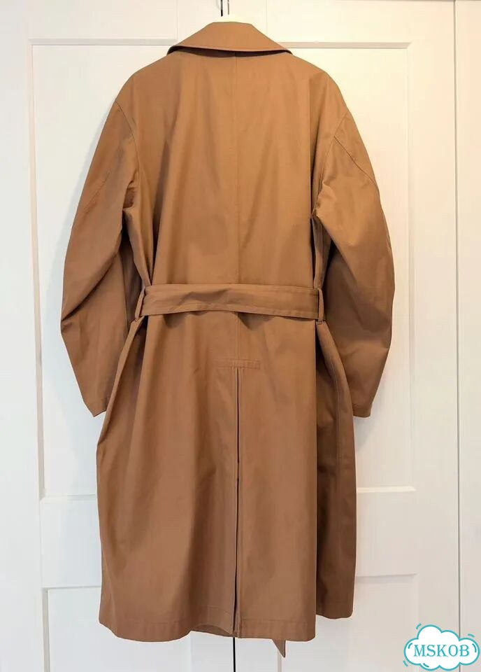 Тренч / плащ Uniqlo M / 46 размер уни Коричневый фото 4