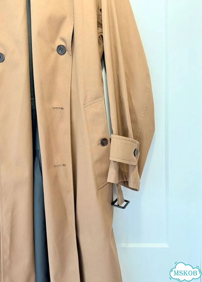 Тренч / плащ Uniqlo M / 46 размер уни Коричневый фото 6
