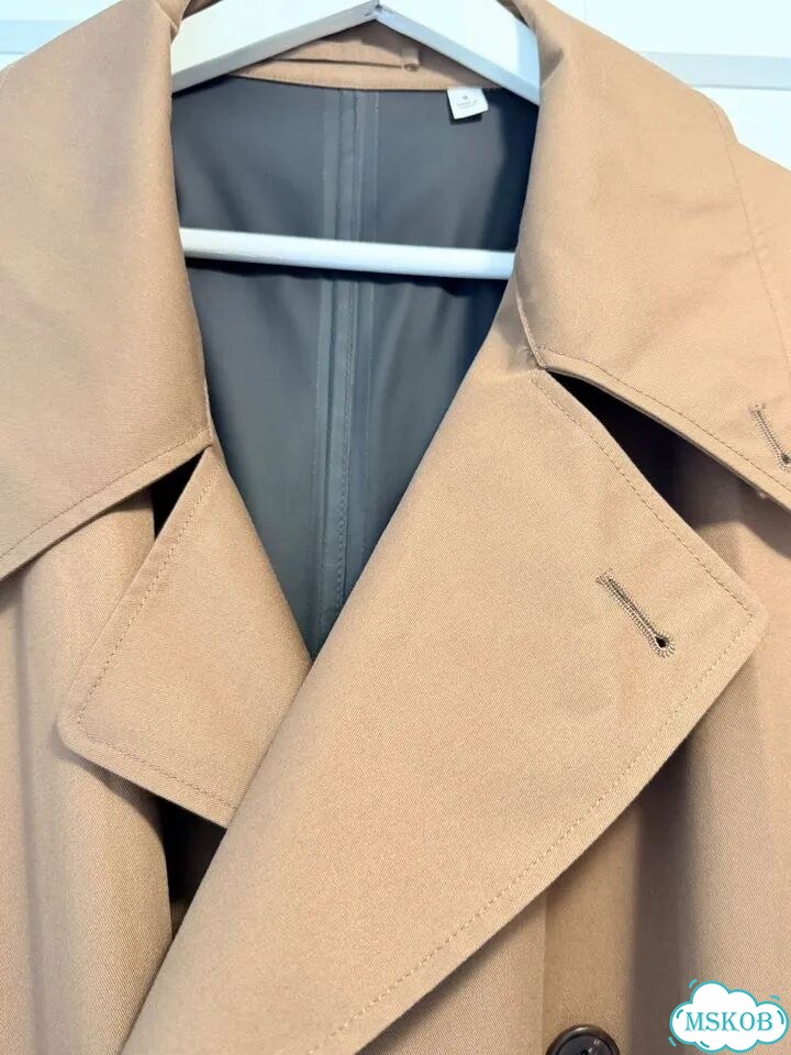 Тренч / плащ Uniqlo M / 46 размер уни Коричневый фото 8