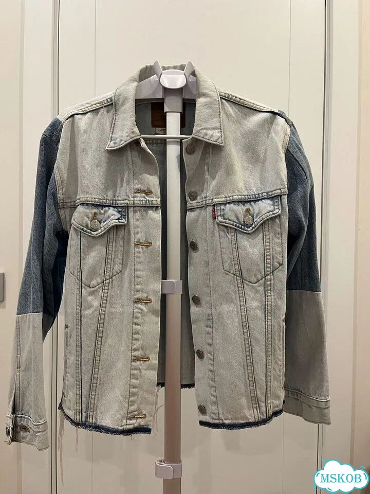 Джинсовая куртка Levi's, двухцветный деним, M фото 1