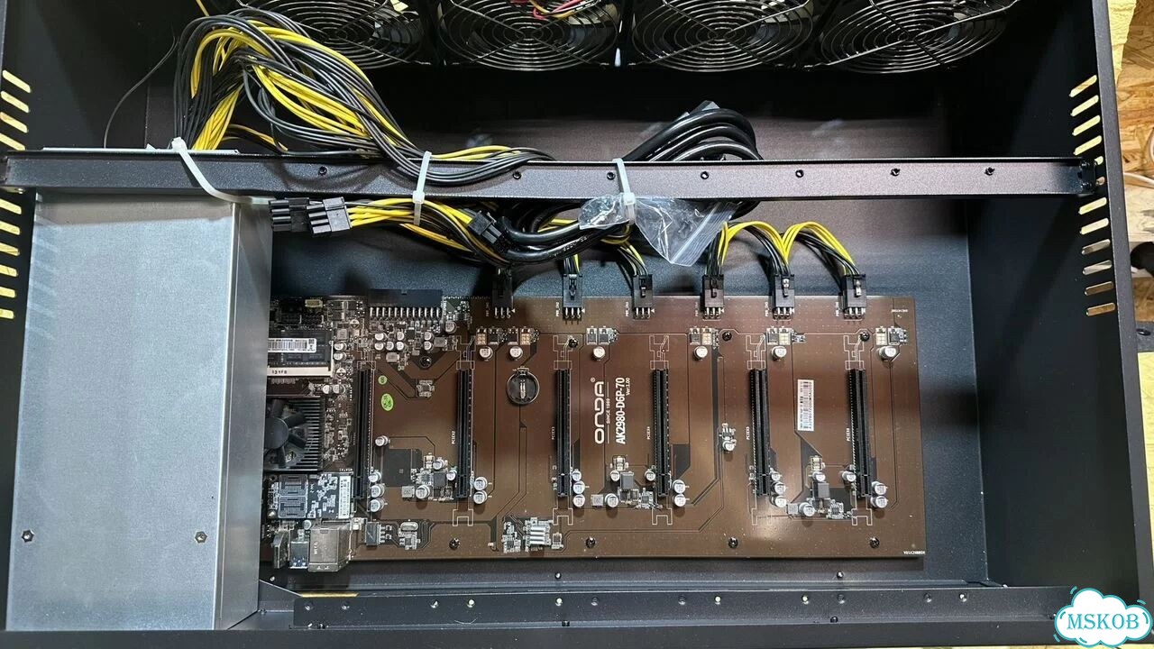 Серверный корпус MineBox 6 all in one 6 xGPU фото 3