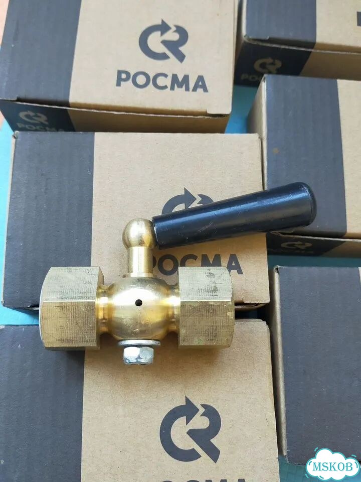 Трехходовой кран росма FG1/2 -FG1/2 фото 1