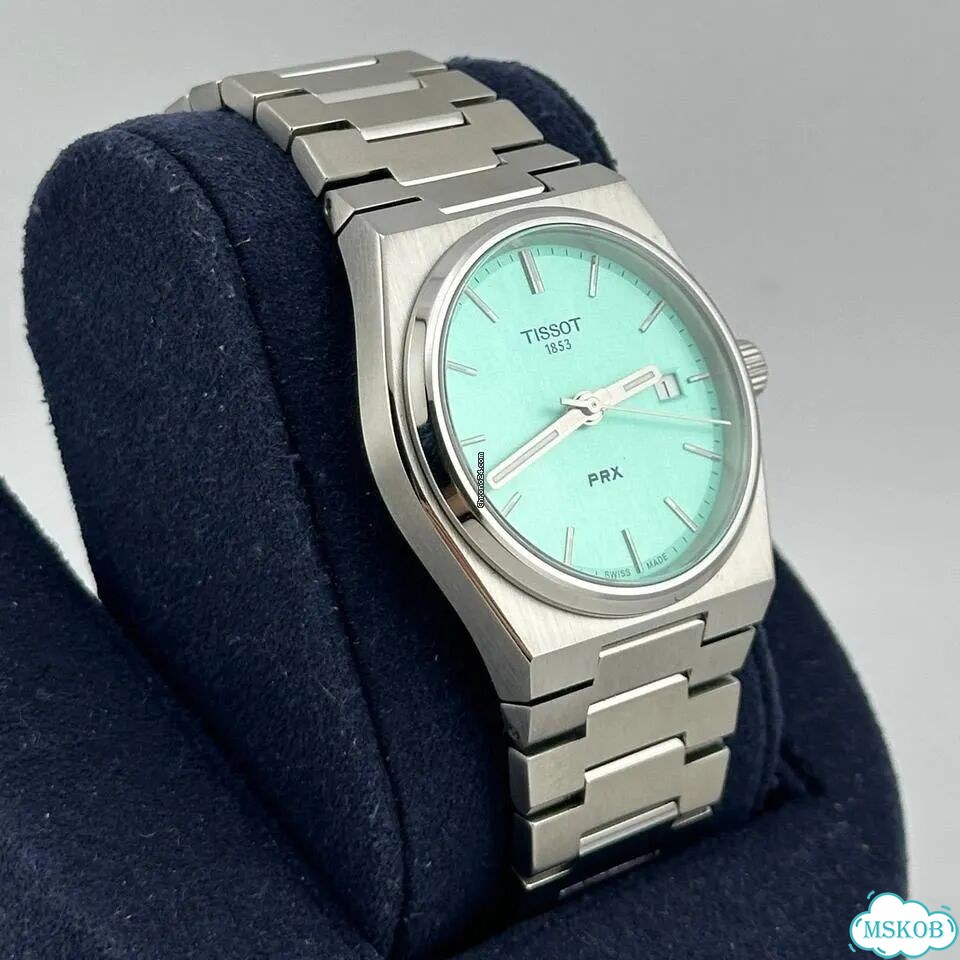 Tissot PRX 35mm Tiffany Dial Оригинал фото 2