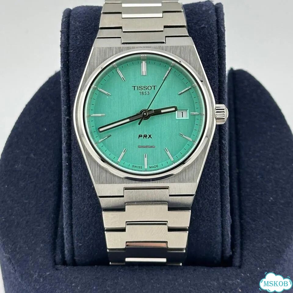 Tissot PRX 35mm Tiffany Dial Оригинал фото 3