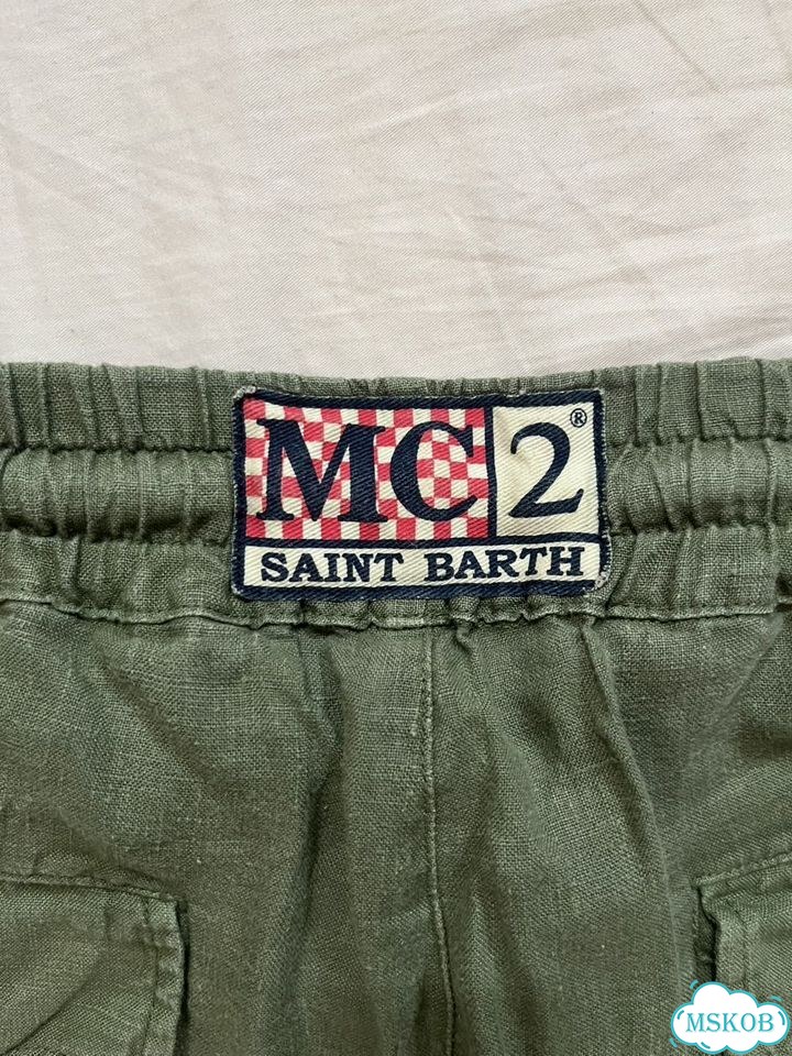 Льняные штаны mc2 saint barth фото 4