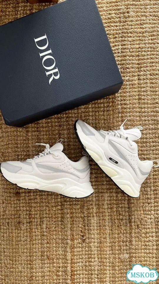 Кроссовки Dior b22 white фото 4