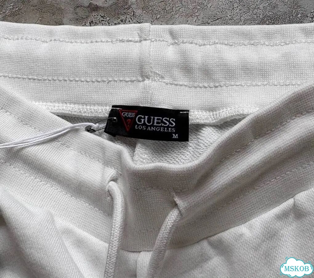 Шорты Guess белые фото 1